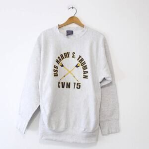Vintage United States Navy USS Harry S Truman Sweatshirt Medium